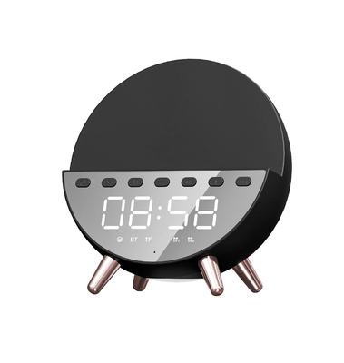 15W snel opladen draadloos oplader met Bluetooth-luidspreker en licht 131*75*146MM
