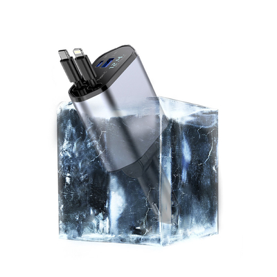 Super Fast Charging MAX 100W Type C Autolader voor 12-24v Nominale Spanning