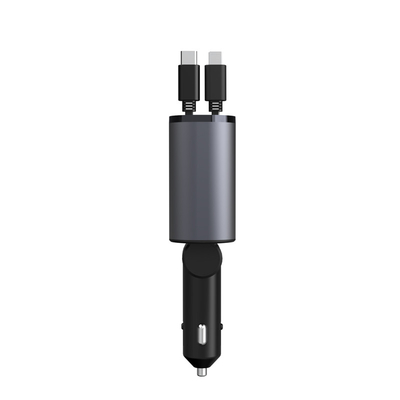 Behoorlijke USB-C-uitgang 5V / 3A autolader met MAX 120W nominale vermogen