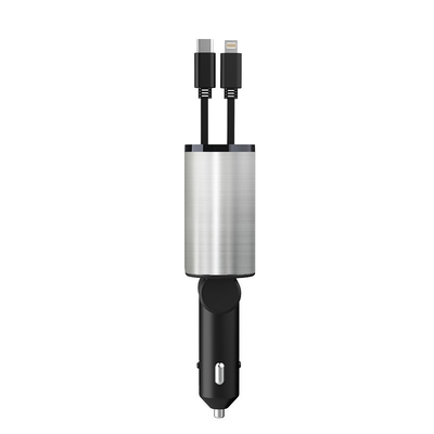 Compact 139*65*34.5mm Autolader met 2 USB-onderdelen Uitgang 5V/2.4A