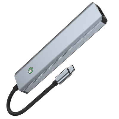 Multifunktioneel datacentrum USB C Hub Smart Adapter met 5 Gbps overdrachtssnelheid