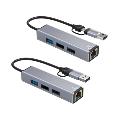 Compact USB C Hub Adapter Laptop Usb Port Expander Usbc Hub Voor snelle gegevensoverdracht