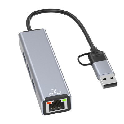 Compact USB C Hub Adapter Laptop Usb Port Expander Usbc Hub Voor snelle gegevensoverdracht