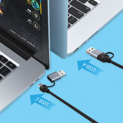 Compact USB C Hub Adapter Laptop Usb Port Expander Usbc Hub Voor snelle gegevensoverdracht