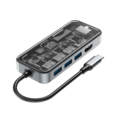 Professionele Aluminium Card Reader Hub voor een verbeterde werkstroom