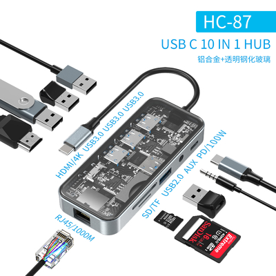 Gepersonaliseerd merk De professionele Aluminium Card Reader Hub voor verbeterde workflow