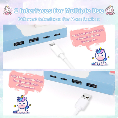 EasyCarry Multi Port Type C Station USB C Hub Smart Adapter