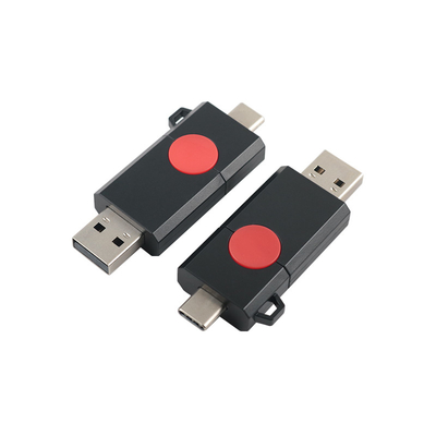 USB 3.0 en Type C flash drives met een flash met plastic afmeting en een aangepast logo