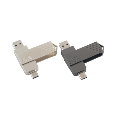 Metalen type C USB flash drives Twist-vormige snelle snelheid kan direct per telefoon worden gebruikt