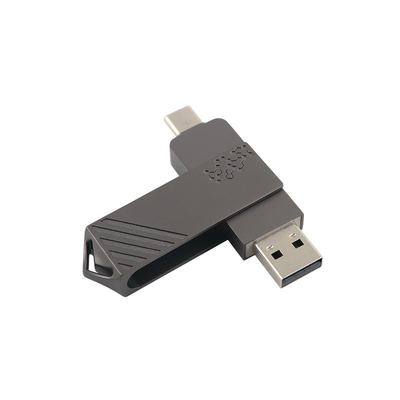 Metalen type C USB flash drives Twist-vormige snelle snelheid kan direct per telefoon worden gebruikt