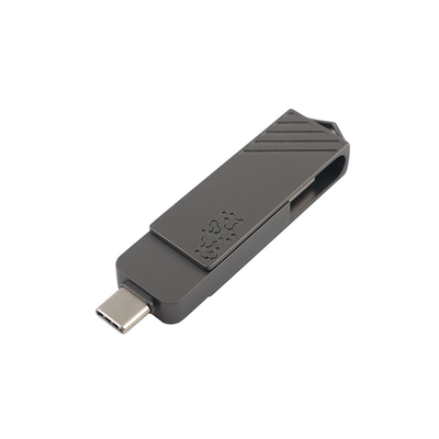 Metalen type C USB flash drives Twist-vormige snelle snelheid kan direct per telefoon worden gebruikt