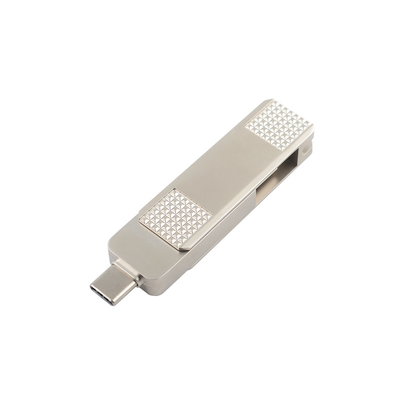 Zilveren USB-stick met een wachtwoordbescherming
