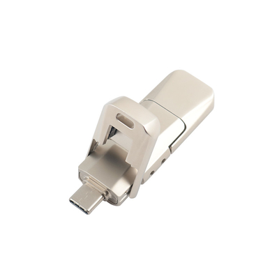 USB 3.0 en Type C flash drives met metalen A-flash en aangepast logo