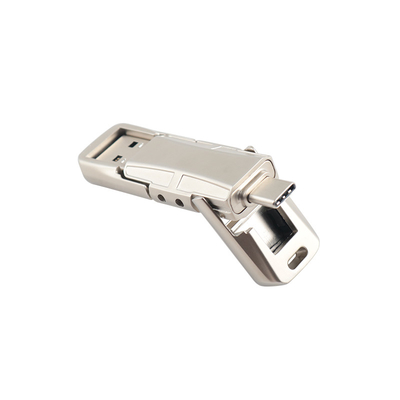 USB 3.0 en Type C flash drives met metalen A-flash en aangepast logo