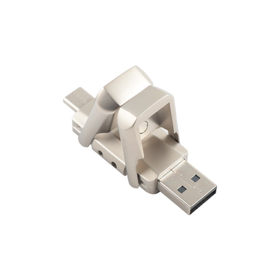 USB 3.0 en Type C flash drives met metalen A-flash en aangepast logo