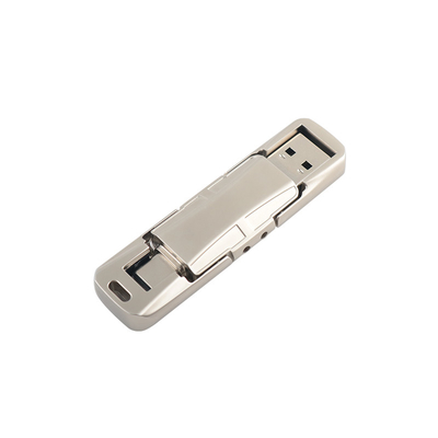 USB 3.0 en Type C flash drives met metalen A-flash en aangepast logo