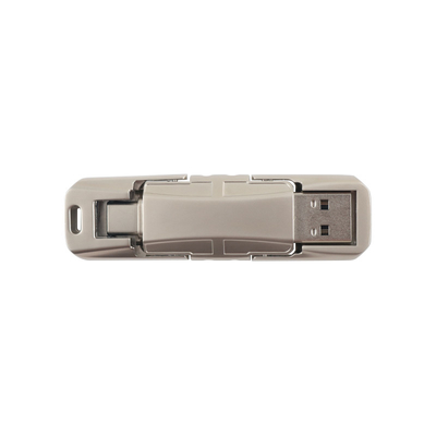 USB 3.0 en Type C flash drives met metalen A-flash en aangepast logo