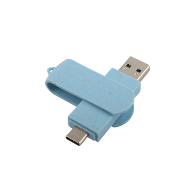 Herbruikbare materialen USB-flashdrive met type C U schijf voor gegevensopslag