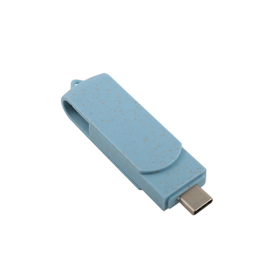 Herbruikbare materialen USB-flashdrive met type C U schijf voor gegevensopslag