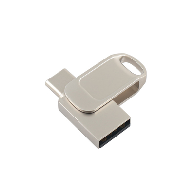 Metal Dual USB Flash Drive met wachtwoordbescherming en snelheid Type C compatibiliteit