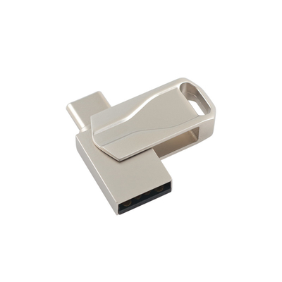 USB 2.0 en Type C Metal Flash Drive Print of Laser Logo voor het verenigen en beveiligen van gegevens