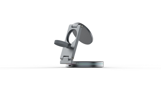 Opvouwbare magnetische draadloze oplader met 360 graden rotatie en 15W stroom