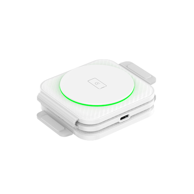 Opvouwbare drie-in-één magnetische draadloze oplader ABS plastic voor iPhone iWatch en meer