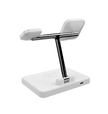 Snel rechtop draadloos opladen 3 in 1 Snel opladen voor telefoon oortelefoon horloge