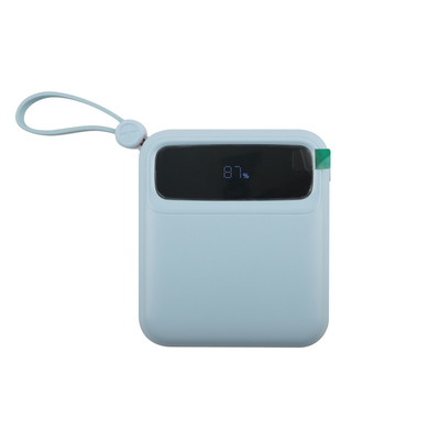 Li-polymerbatterij /18650 Batterij Draagbare Powerbank Zwarte Blauwe Kabel Handboek Doos inbegrepen