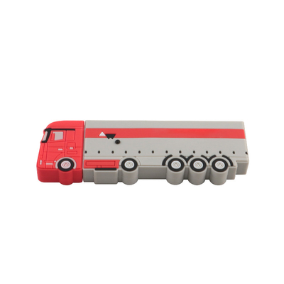 PVC of siliconen aangepaste USB flash drives busvorm met gegevens vooraf geladen