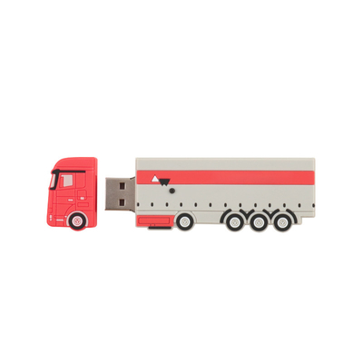PVC of siliconen aangepaste USB flash drives busvorm met gegevens vooraf geladen