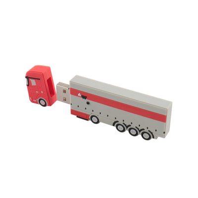 PVC of siliconen aangepaste USB flash drives busvorm met gegevens vooraf geladen