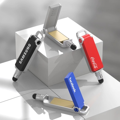 Speed Metal USB Flash Drive met Flash Test Alle geslaagd H2 of Beach32 Test Lees 15-20MB/s Zilver Op maat gemaakt