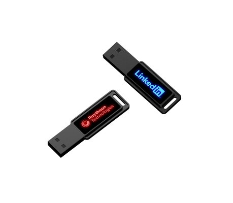 High Speed Flash Drive Crystal USB Stick met LED licht glanzend