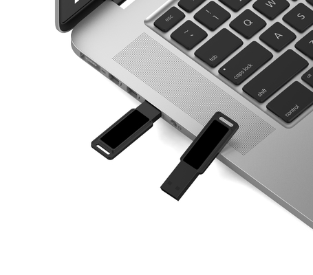 High Speed Flash Drive Crystal USB Stick met LED licht glanzend
