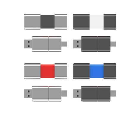 Vastgevoelige snelheid Type C met USB 3.0 en USB 2.0 Flash Drive