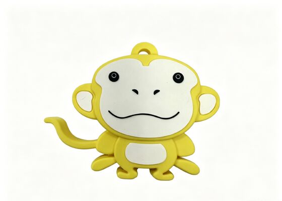 Gepersonaliseerd in de vorm van een aap PVC-vorm Gepersonaliseerde USB-flashdrive met gegevensversleuteling voor marketing en veilige toegang tot gegevens