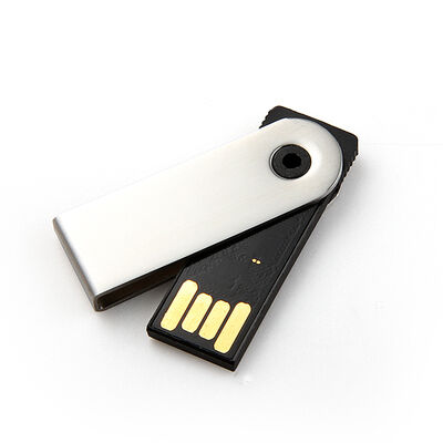 USB 2.0 en USB 3.0 Metalen USB Flash Drive Mini Style Patroon Batterij Lichtgewicht Duurzaam Draagbare opslag Draaibaar USB Flash Drive