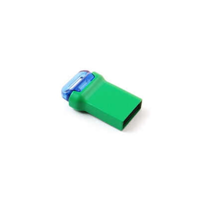 De groene Mini Udp Flash Drive van de Lichaamskleur Het Metaal USB Flash Drive kan op maat gemaakt Logo en Verpakking