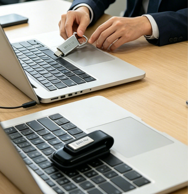 Oem lederen USB-flashdrive Bruine kleur, stijlvolle, duurzame draagbare opslagoplossing, ideaal voor bedrijfsgeschenken en evenementen
