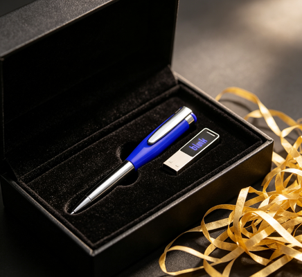 20 g lichtgewicht CE/ROHS/FCC gecertificeerde pen USB flash drive met aanpasbare branding voor zakelijke cadeautjes