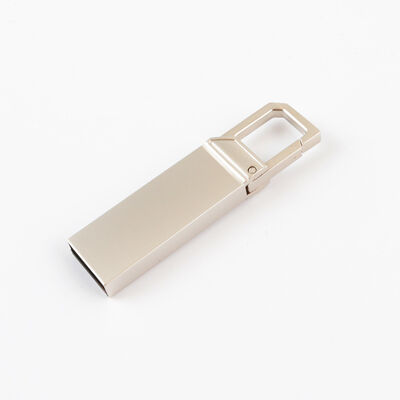 Ondersteuning van wachtwoordopstelling Metalen USB-flashdrive met USB 2.0-schrijfsnelheid van 8 tot 15 MBS voor duurzame gegevensopslag