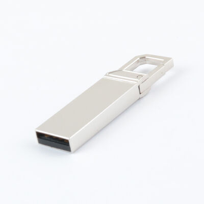 Ondersteuning van wachtwoordopstelling Metalen USB-flashdrive met USB 2.0-schrijfsnelheid van 8 tot 15 MBS voor duurzame gegevensopslag