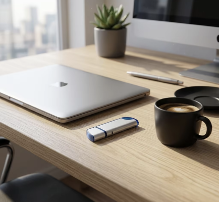 USB 2.0 Plastic USB Flash Drive met schrijfsnelheid van 4 tot 10 MB per seconde, perfect voor veilige back-up en overdracht van gegevens