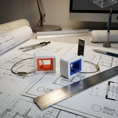 128 GB USB 3.0 kunststof wit zwart blauw rood geheugenopties geschikt voor toepassingen voor snelle gegevensoverdracht
