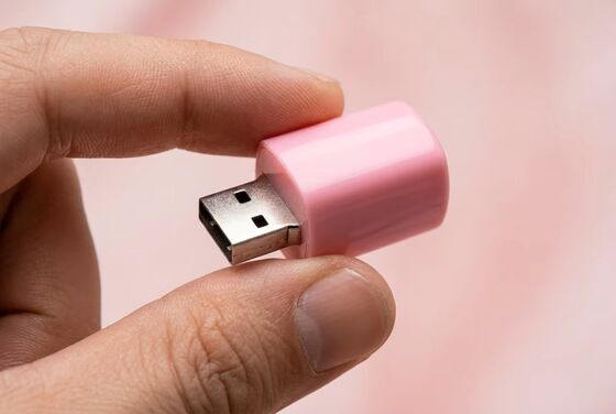 1GB Plastic USB-stick Blauwe Kleur Optionele AES 128-bit Encryptie Lichtgewicht en Duurzame Flashdrive Geschikt voor Dagelijks Gebruik