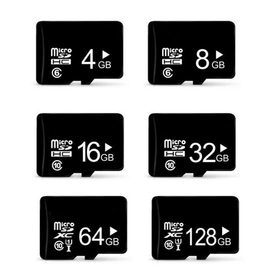 Duurzame zwarte memory card-geheugenkaarten met veilige digitale interface