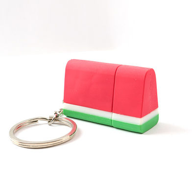 Van de Vorm Leuke USB van pvc Open van de de Stokwatermeloen Gevormde de Aardbeichocolade