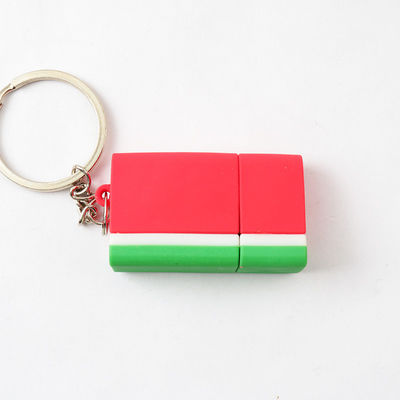 Van de Vorm Leuke USB van pvc Open van de de Stokwatermeloen Gevormde de Aardbeichocolade
