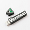 3D Brief Open Vorm Aangepaste Vorm PVC Usb Flash Drive 3.0 128GB 256GB 512GB